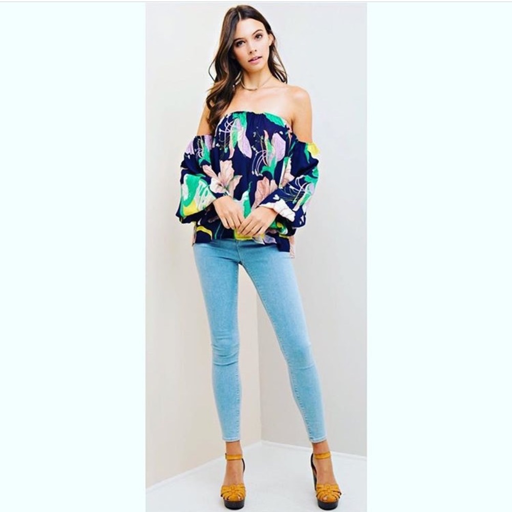 Floral Off Shoulder Top